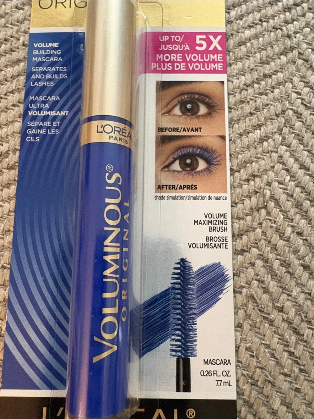 L'Oreal Voluminous Original Mascara — Cobalt Blue